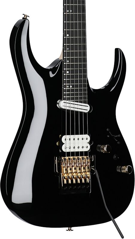 Ibanez RGA622XH Prestige Electric Guitar (with Case), Black, Full Left Front