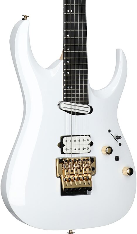 Ibanez RGA622XH Prestige Electric Guitar (with Case), White, Full Left Front