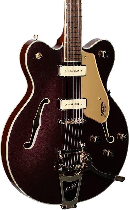 Gretsch Electromatic Pristine Limited Edition Centerblock Electric Guitar, Cherry Metallic, Full Left Front