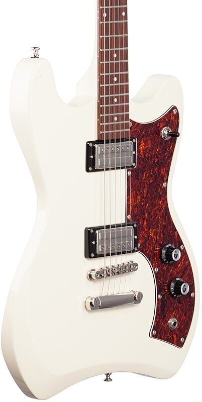 Guild Jetstar ST Electric Guitar, White, Full Left Front