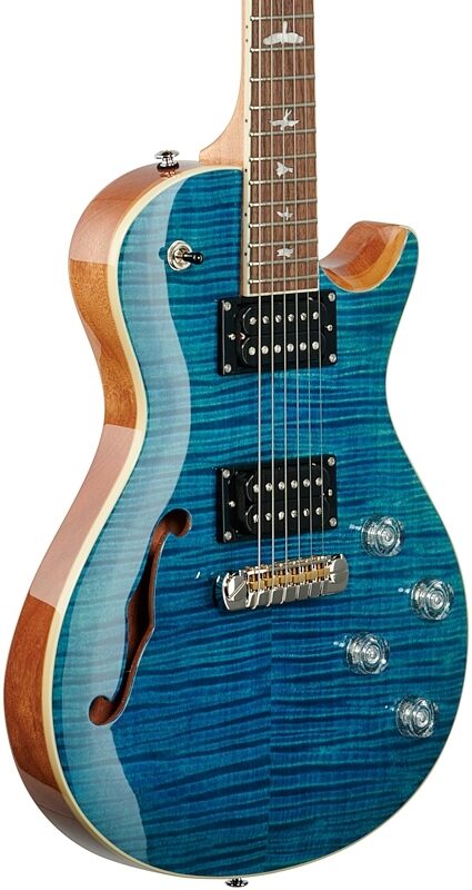 PRS Paul Reed Smith SE Zach Myers Electric Guitar (with Gig Bag), Myers Blue, Full Left Front