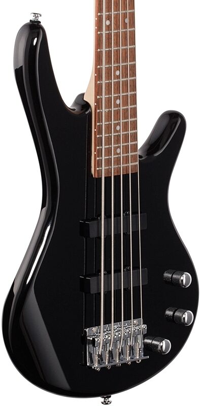 Ibanez GSRM25 GiO Mikro Electric Bass, 5-String, Black, Full Left Front