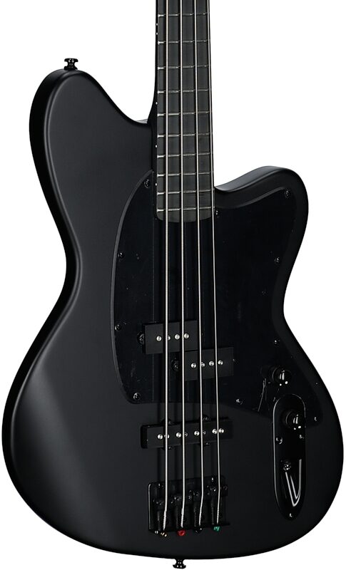 Ibanez TMB420B Talman Electric Bass, Black Flat, Full Left Front