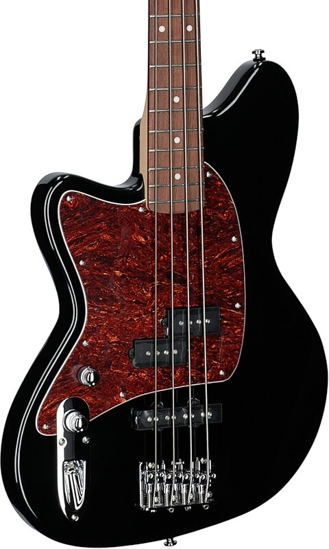Ibanez Talman TMB100 Electric Bass, Left-Handed, Black, Full Left Front