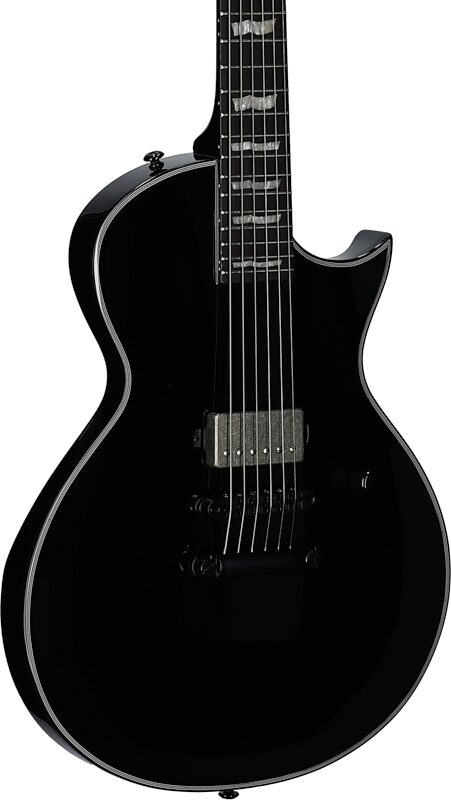 ESP LTD EC-201 Electric Guitar, Black, Full Left Front