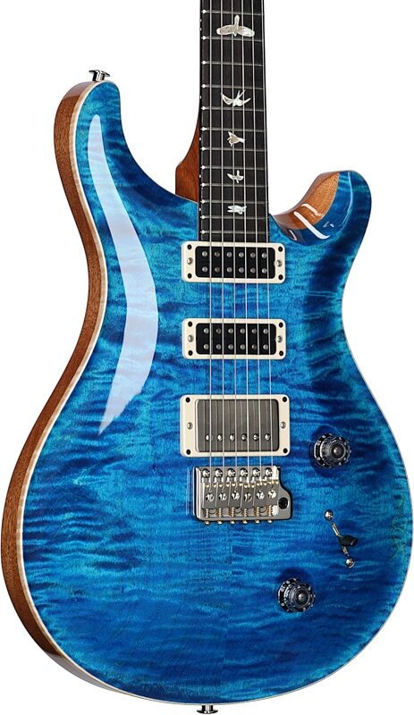 PRS Paul Reed Smith Studio Electric Guitar (with Case), Aquamarine, Full Left Front