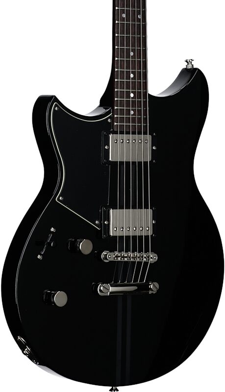 Yamaha Revstar Element RSE20L Left-Handed Electric Guitar, Black, Full Left Front