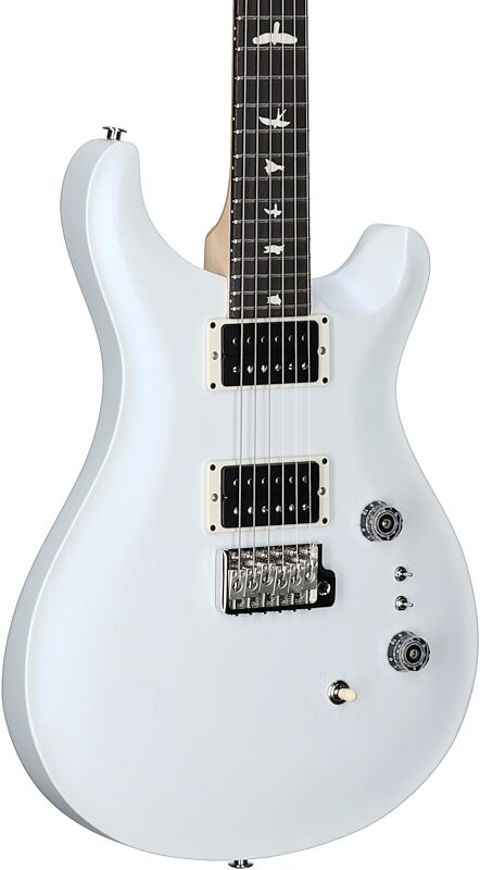 PRS Paul Reed Smith CE 24-08 Swamp Ash Electric Guitar (with Gig Bag), Pearl White, Full Left Front