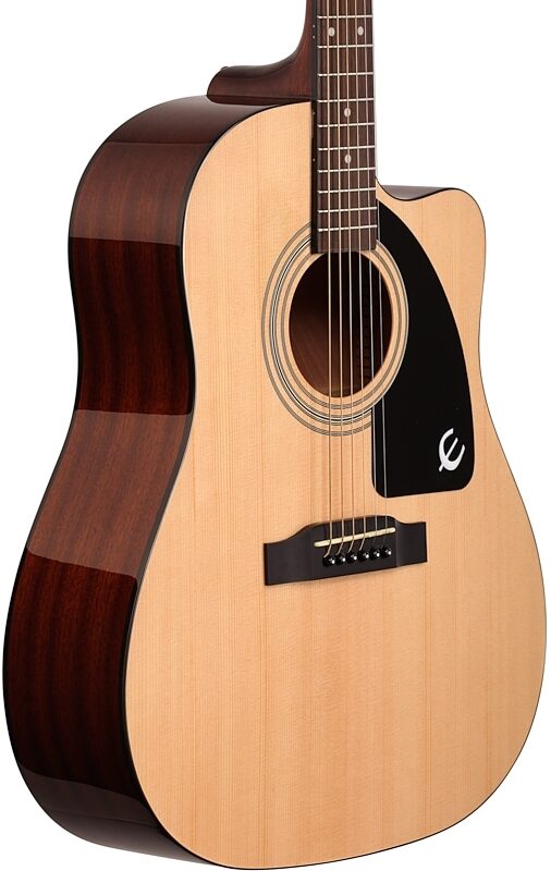 Epiphone J-15 EC Cutaway Acoustic-Electric Guitar, Natural, Blemished, Full Left Front