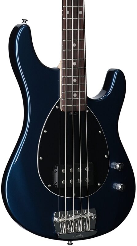Sterling by Music Man SB14 Electric Bass, Blue Pearl, Full Left Front