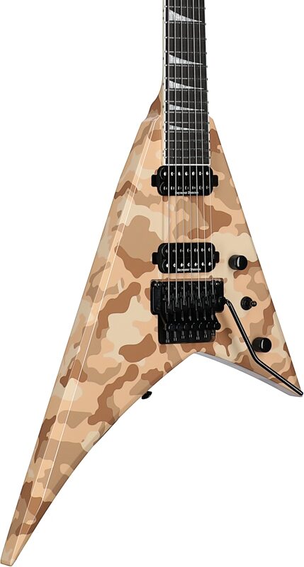 Jackson Concept Rhoads RR24-7 Electric Guitar (with Case), Desert Camouflage, Full Left Front