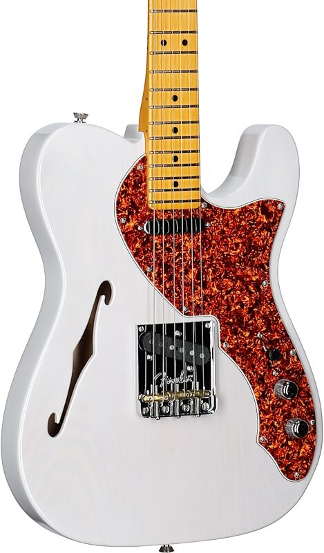 Fender Limited Edition American Pro II Telecaster Thinline Electric Guitar (with Case), White Blonde, Full Left Front