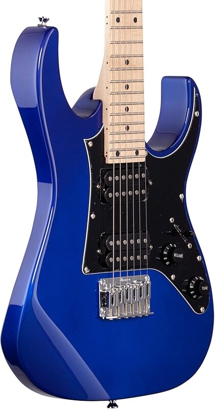 Ibanez GRGM21M Mikro Electric Guitar, Jewel Blue, Full Left Front