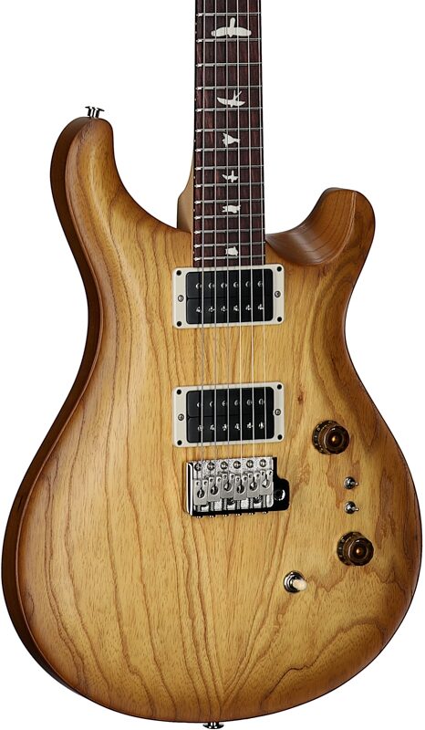 PRS Paul Reed Smith CE 24-08 Swamp Ash Electric Guitar (with Gig Bag), Satin Vintage Natural, Full Left Front