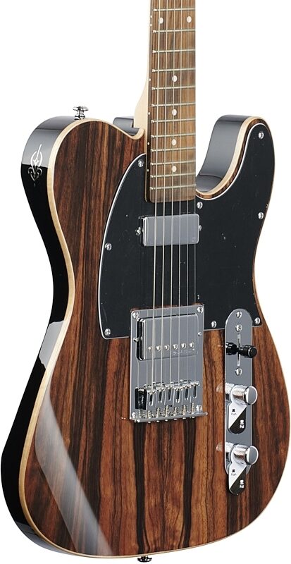 Michael Kelly Custom Collection '55 Electric Guitar, Pau Ferro Fingerboard, Striped Ebony, Full Left Front