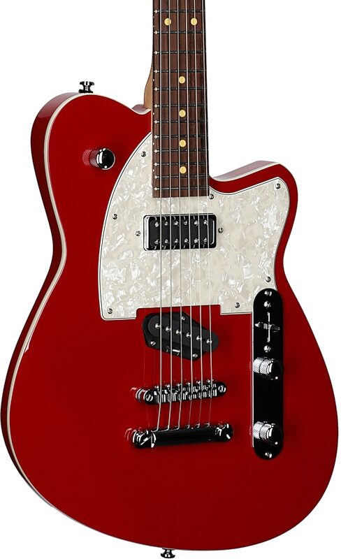 Reverend Buckshot Electric Guitar, Party Red, Full Left Front