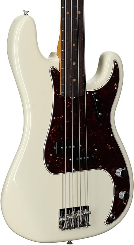 Fender American Vintage II 1960 Precision Electric Bass, Rosewood Fingerboard, Olympic White, Full Left Front