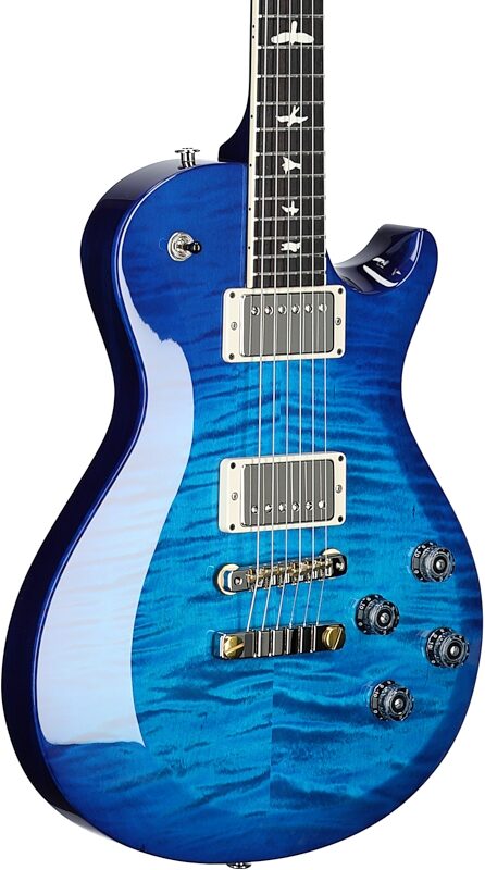 PRS Paul Reed Smith S2 McCarty 594 Singlecut Electric Guitar (with Gig Bag), Lake Blue, Full Left Front