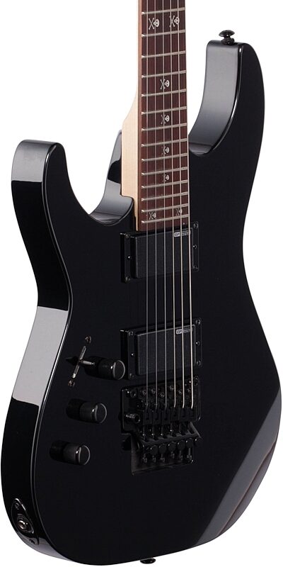 ESP LTD Kirk Hammett KH202 Electric Guitar, Left-Handed, Black, Full Left Front