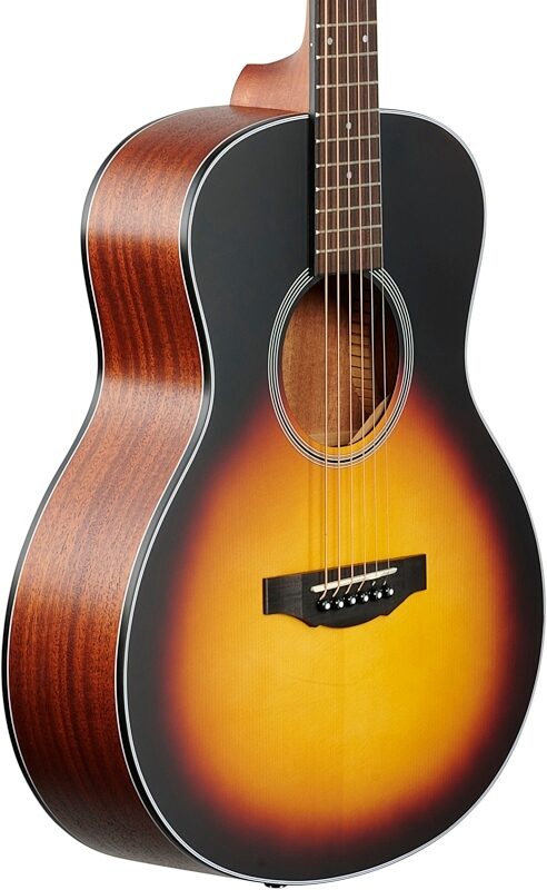 Kepma K3 Series M3-130 Mini Acoustic Guitar, Sunburst Matte, Full Left Front