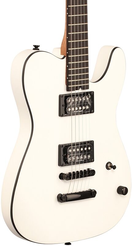 Charvel Joe Duplantier Signature Pro-Mod San Dimas Style 2 Electric Guitar, Satin White, USED, Blemished, Full Left Front