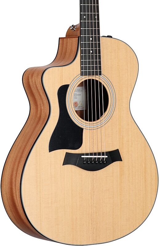 Taylor 112ce Grand Auditorium Acoustic-Electric Guitar, Left-Handed (with Gig Bag), Natural, Scratch and Dent, Full Left Front