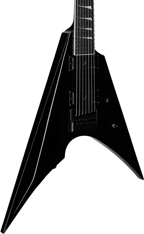 ESP LTD Arrow-1007 Baritone Evertune Electric Guitar, Black, Full Left Front