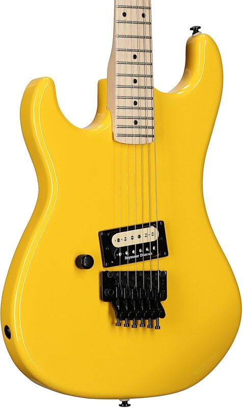 Kramer Baretta Original Series Electric Guitar, Left-Handed, Bumblebee Yellow, Full Left Front