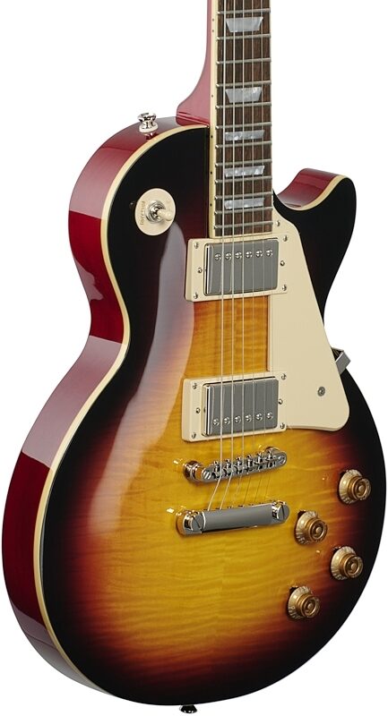 Epiphone Les Paul Standard 50s Electric Guitar, Vintage Sunburst, Full Left Front