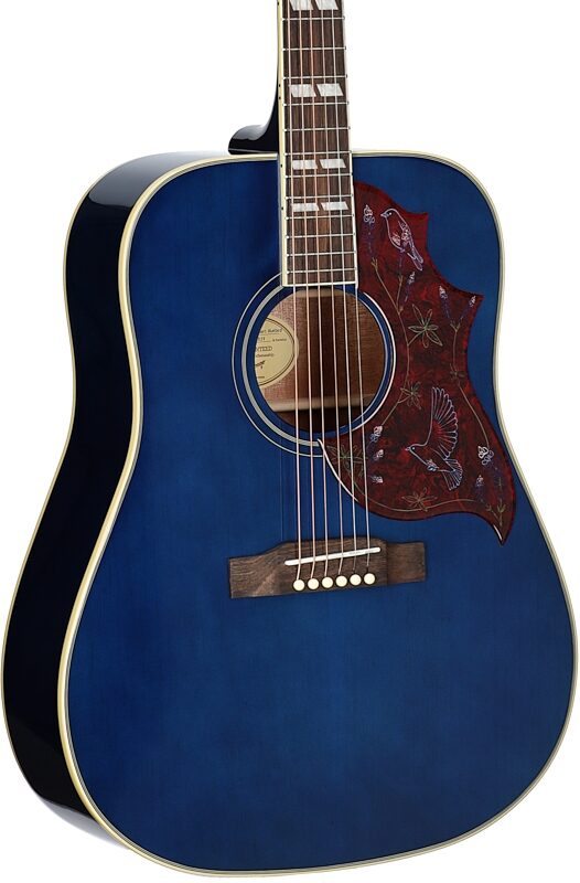 Epiphone Miranda Lambert Bluebird Studio Acoustic-Electric Guitar (with Case), Bluebonnet, Full Left Front
