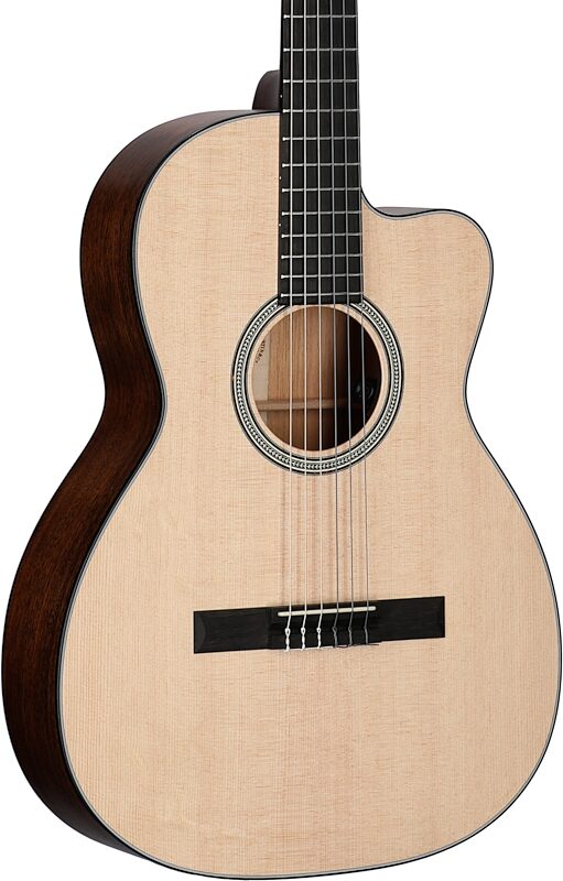 Martin 000C12-16E Nylon-String Acoustic-Electric Guitar (with Soft Case), New, Full Left Front