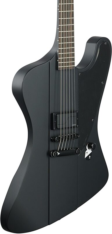 ESP LTD Phoenix Black Metal Electric Guitar, New, Full Left Front