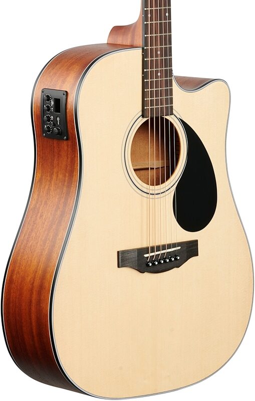 Kepma K3 Series D3-130 Acoustic-Electric Guitar, Natural Matte, with K1 Pickup, Full Left Front