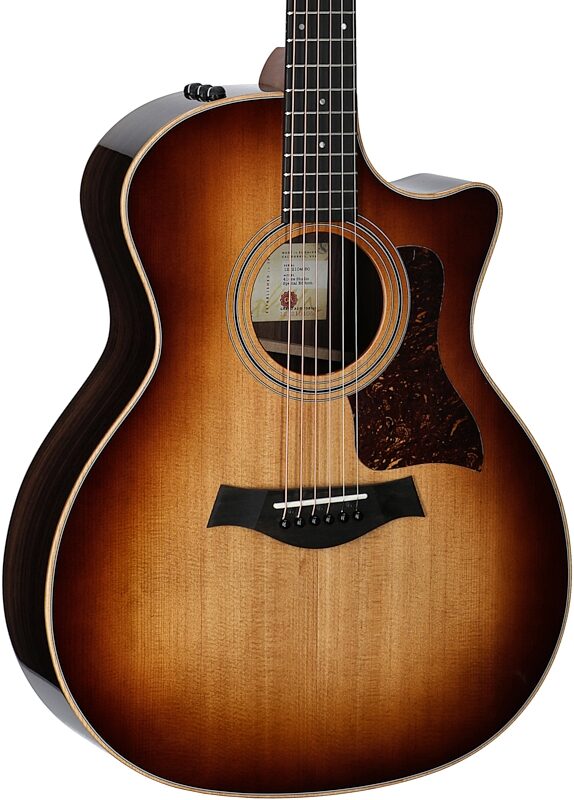 Taylor 414ce Studio Grand Auditorium Acoustic-Electric Guitar (with Case), Shaded Edgeburst, Full Left Front
