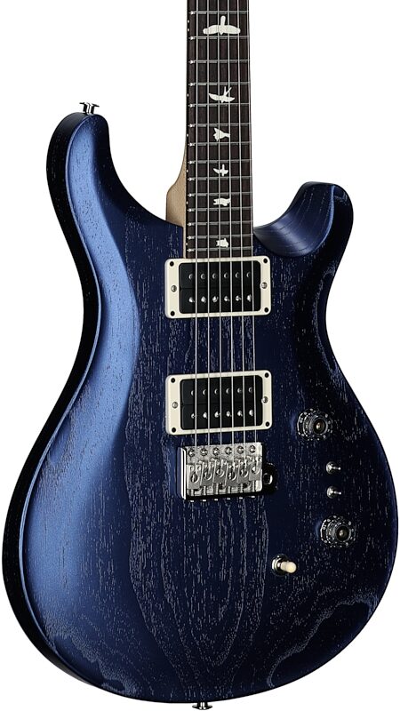 PRS Paul Reed Smith CE 24-08 Swamp Ash Electric Guitar (with Gig Bag), Satin Metallic Midnight, Open Box (Very Good), Full Left Front