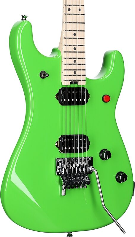 EVH Eddie Van Halen 5150 Series Standard Electric Guitar, Slime Green, with Maple Fingerboard, USED, Blemished, Full Left Front