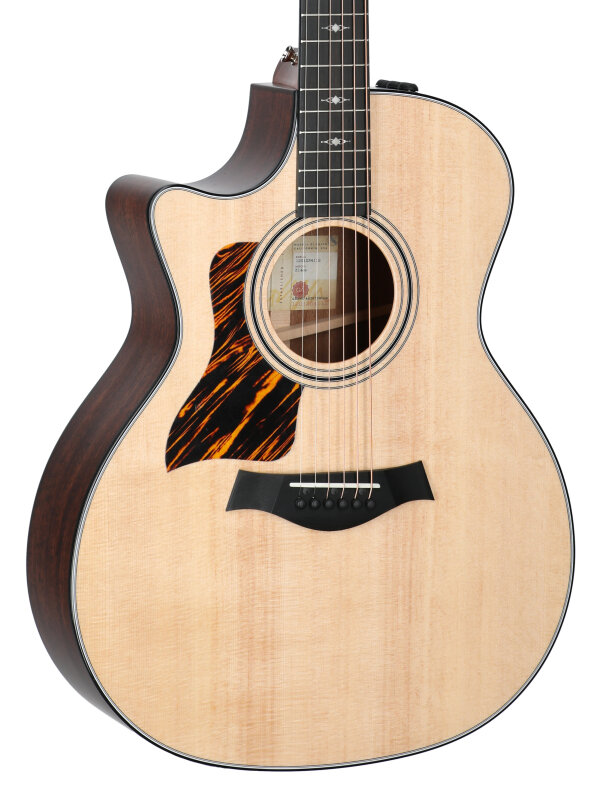 Taylor 314ce Grand Auditorium Acoustic-Electric Guitar, Left-Handed (with Case), Natural, Full Left Front