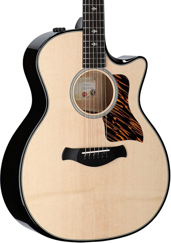 Taylor Builder's Edition 514ce Acoustic-Electric Guitar (with Case), Natural, Full Left Front