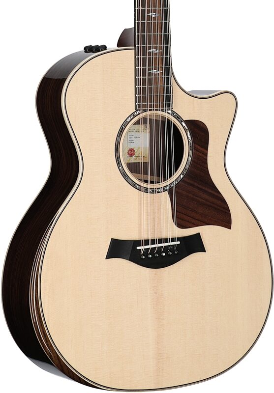 Taylor 854ce Acoustic-Electric Guitar, 12-String (with Case), Natural, Full Left Front