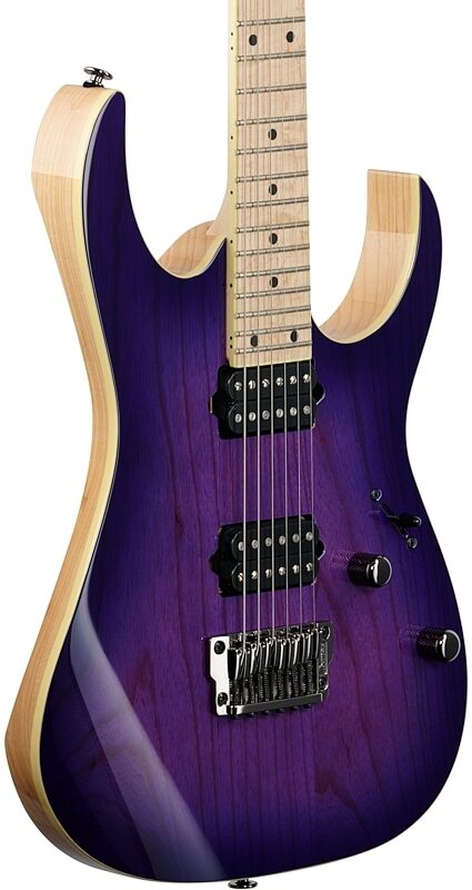 Ibanez Prestige RG652AHMFX Electric Guitar (with Case), Royal Plum Burst, Full Left Front