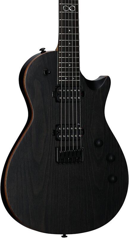 Chapman ML2 Electric Guitar, Slate Black Satin, Full Left Front