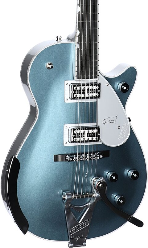 Gretsch G6134T-140 Limited Edition Penguin Electric Guitar (with Case), Double Platinum Penguin, Full Left Front