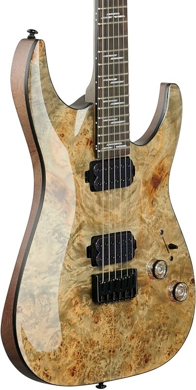 Schecter Omen Elite-6 Electric Guitar, Charcoal, Full Left Front