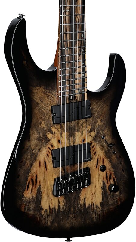 Legator N7FOD Ninja 7 Overdrive Multi-Scale Electric Guitar, 7-String, Jupiter Burst, Full Left Front