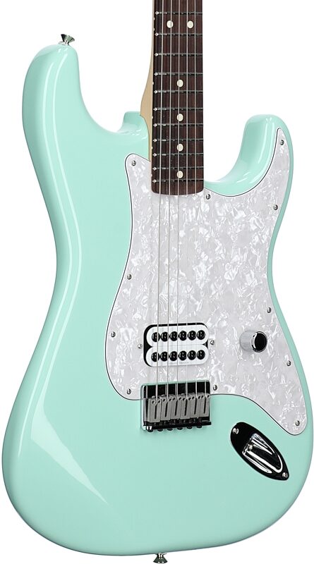 Fender Limited Edition Tom DeLonge Stratocaster (with Gig Bag), Surf Green, USED, Scratch and Dent, Full Left Front
