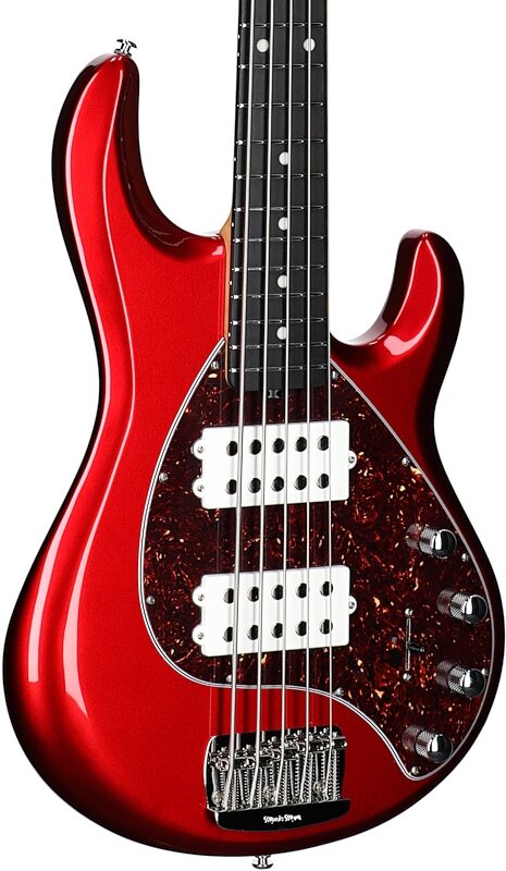 Ernie Ball Music Man StingRay 5 Special HH Electric Bass (with Case), Candyman, Full Left Front
