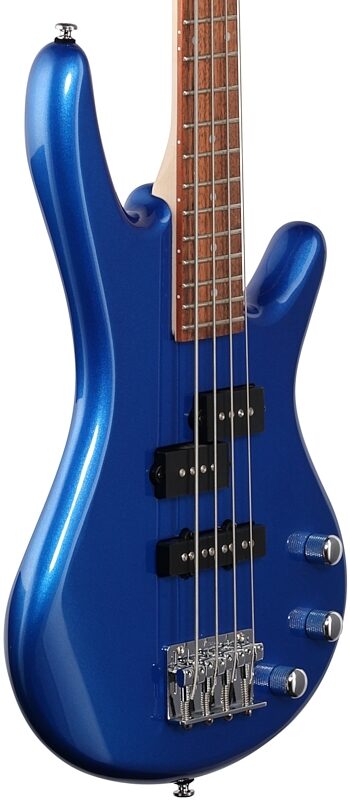 Ibanez GSRM20 Mikro Electric Bass, Starlight Blue, Full Left Front