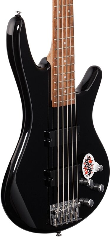 Ibanez GSR205 Soundgear Electric Bass Guitar, Black, Full Left Front