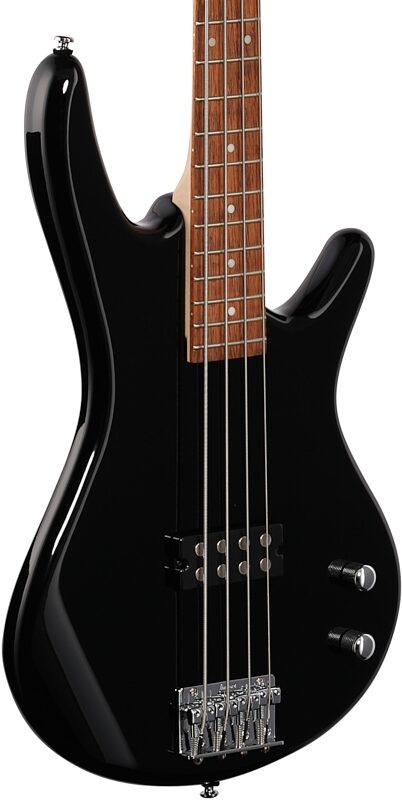 Ibanez GSR100EX Electric Bass Guitar, Black, Full Left Front