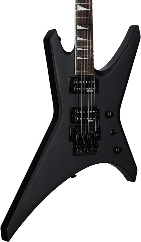 Jackson X Series Warrior WRX24 Electric Guitar, Satin Black, Full Left Front